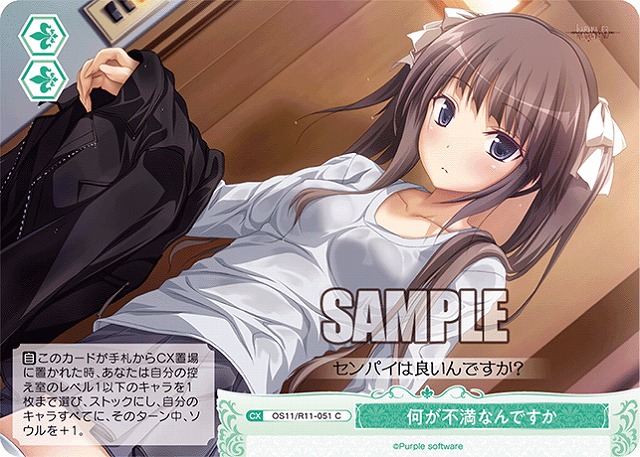 何が不満なんですか 【OS11/R11-051C】
